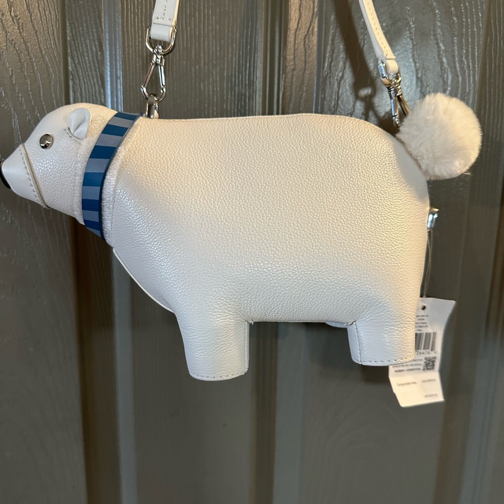 Kate Spade White Bear Crossbody Bag
